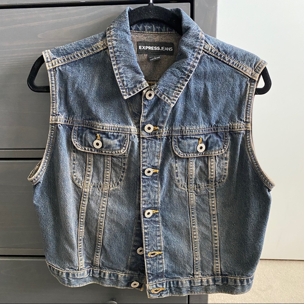 Express Denim Vest